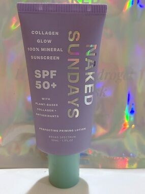 Naked Sundays Collagen Glow SPF 50+ Sunscreen Exp. 3/27 Brand New